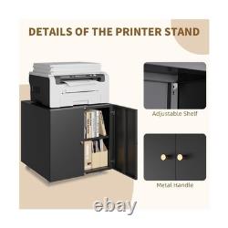Printer Stand with Storage, 3D Heavy Duty Printer Table with Shelve. Fast Ship