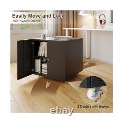 Printer Stand with Storage, 3D Heavy Duty Printer Table with Shelve. Fast Ship