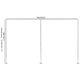 Professional Backdrop Stand Pipe Kit, 10'x10'/10'x 20' Heavy Duty Background Pipe