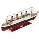 RMS Titanic Ocean Liner Scaled Replica Nautical Vessel Ship Model with Stand 31