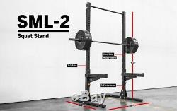 ROGUE SML-2 90 SQUAT STAND WITH J CUPS and PULL UP BAR(single), READY TO SHIP
