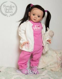 Ready to ship! Fritzi Karola Wegerich Reborn Doll Sm Todller Baby Girl Standing