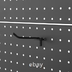 Retail Display Rack Peg Board Display Stand with10 Hooks Steel Display Stand