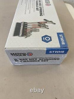 SEALED! MATCO STWH8 8pc SAE Hex SPINNING T-Handle Set withMetal Stand- FREE SHIP