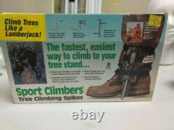 SPORT CLIMBERS Tree Climbing spikes Brand NEW in original Boxes. (USA Ship)