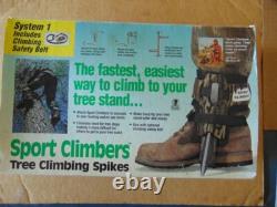 SPORT CLIMBERS Tree Climbing spikes Brand NEW in original Boxes. (USA Ship)