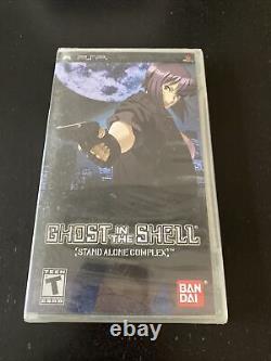 Sealed, New Ghost in the Shell Stand Alone Complex (Sony PSP, 2005) Free Ship