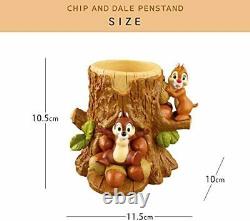 Seto Craft Chip & Dale Disney Pen Stand Resin From Japan free shipping Brand New