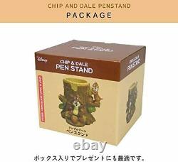 Seto Craft Chip & Dale Disney Pen Stand Resin From Japan free shipping Brand New