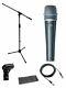 ShureBETA 57A+STAND+CABLEMicrophone Bundle withMic Stand+Cable FREE SHIP NEW