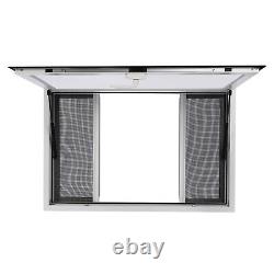 Silver Concession Window Awning Food Truck Service Screen Trailer Serving Window