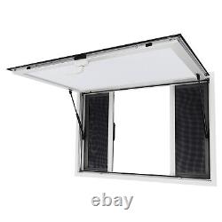 Silver Concession Window Awning Food Truck Service Screen Trailer Serving Window