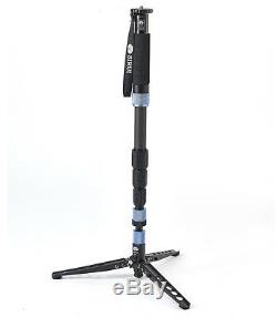 Sirui P-324S Carbon Fiber Monopod with Three Stand Feet & Carry Case Free Shipping