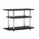 Slick Entertainment System TV Stand for Dorm Office Small Living Space upto 80lb