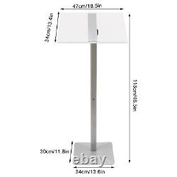 Small Acrylic Podium Stand, Angle Adjustable, Modern Lecterns & Pulpits