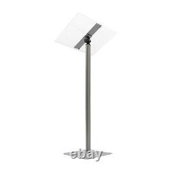 Small Acrylic Podium Stand, Angle Adjustable, Modern Lecterns & Pulpits