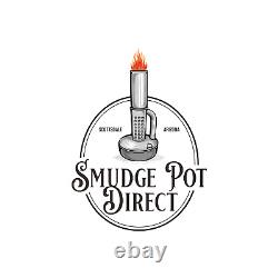 Smudge Pot Direct Outdoor Heater with Stand and Heat Dish Fast Free Shipping