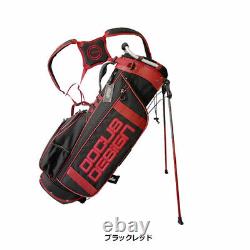 Special Deal Free Shipping Doukas C5Y Stand Caddy Bag Black Red DCC755