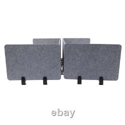 Stand Up Desk ReFocus Raw Clamp-On Acoustic Desktop Divider Privacy Panel Grey