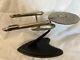 Starship Enterprise Franklin Mint Pewter with stand 1989 NIB