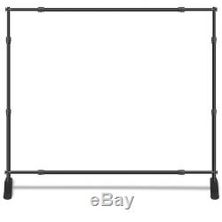 Step and repeat backdrop 8'x10' Banner stand WITH PRINT & FREE SHIPPING