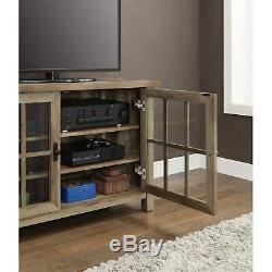 TV Media Stand up to 55 Glass Doors COLORS Rustic Storage Farmhouse SHIPS FREE