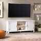 TV Stand for TVs up to 65 with Storage Doors, Solid White FREE SHIPPING, NEW