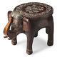Tables Handcarved Elephant Accent Table Plant Stand Free Shipping