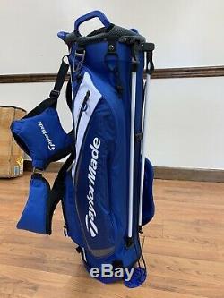 TaylorMade Golf Select Stand Bag Blue/White 2019 Free Shipping Only Five Lbs