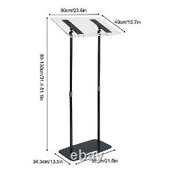 Teacher Podium Stand Standing Desk Height Adjustable Lectern Podium Laptop Desk