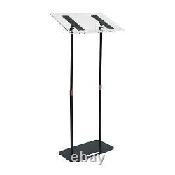 Teacher Podium Stand Standing Desk Height Adjustable Lectern Podium Laptop Desk