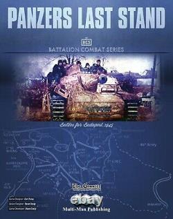 The Gamers Panzers Last Stand Battles for Budapest, 1945 MMP NISW Fast Shipping