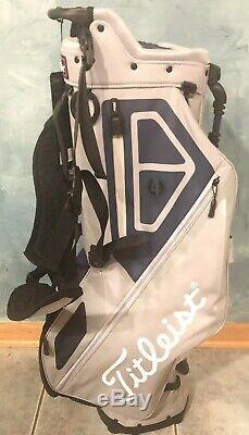 Titleist 2019 TB7SX1-241 PLAYERS 4 Stand Bag, SILVER/NAVY/WHITE, FREE SHIP