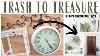 Trash To Treasure Episode 21 Plant Stand Flip Clock Makeover Wrought Iron Decor