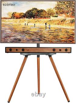 Tripod Easel TV Stand for 40 to 65 Inch LCD LED OLED Screen Height Adjustable &