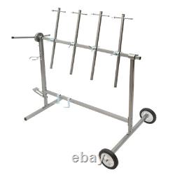 USA Auto Body Bumper Holder Rotating Hanging Stand Rolling Painting Rack Tree