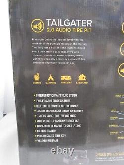 Ukiah Tailgater 2.0 Audio Fire Pit Speaker Combo New Sealed See Photos Free Ship