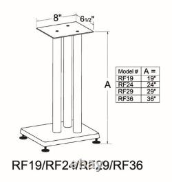 VTI RF Series Pair Speaker Stands 29, NEW, FREE SHIP