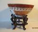 Vintage Acf Asian Ace Bowl With Stand New Heavy 9 1/4 Tall -free Shipping