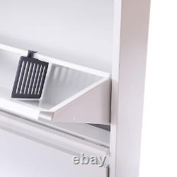 Wall Mounted Shoe Storage Cabinet Durable Entryway Shoes Organizer Cabinet