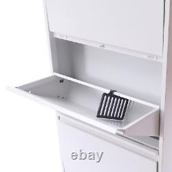 Wall Mounted Shoe Storage Cabinet Durable Entryway Shoes Organizer Cabinet