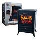 Warm House Retro Floor-Standing Electric Fireplace Free Shipping