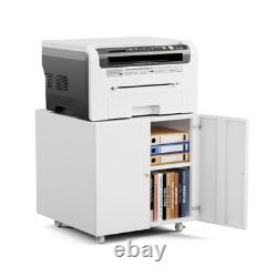 Warmiehomy Metal Printer Stand with Storage Mobile Printer Tables f. Fast Ship