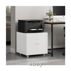 Warmiehomy Metal Printer Stand with Storage Mobile Printer Tables f. Fast Ship