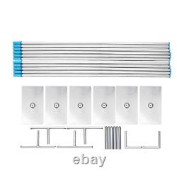 Wedding Backdrop Stand 9.8' × 49.2' Adjustable Support Frame