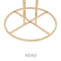 Wedding Gold Crystal Flower Stand Round Pedestal Stand Crystal Flower Stand NEW