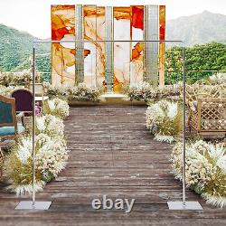 Wedding Party Decoration Stainless Steel Photography Backdrop Stand Pipe Kit New