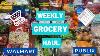 Weekly Grocery Haul With Prices From Walmart Delivery And Publix