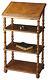 Westwood Library Stand Bookcase Vintage Oak Finish Free Shipping