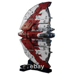 YOUFOY UCS-Style Semicircular Unarmed Transport Ship with Stand 5124 Pieces